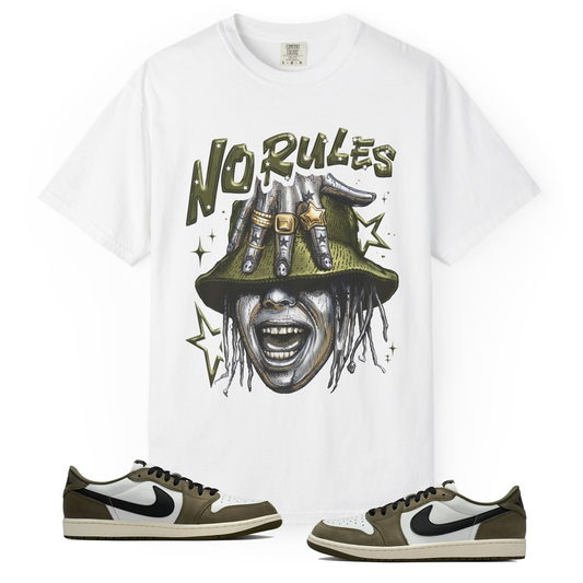 Medium Olive 1s Tee23Kicks No Rules T-Shirt