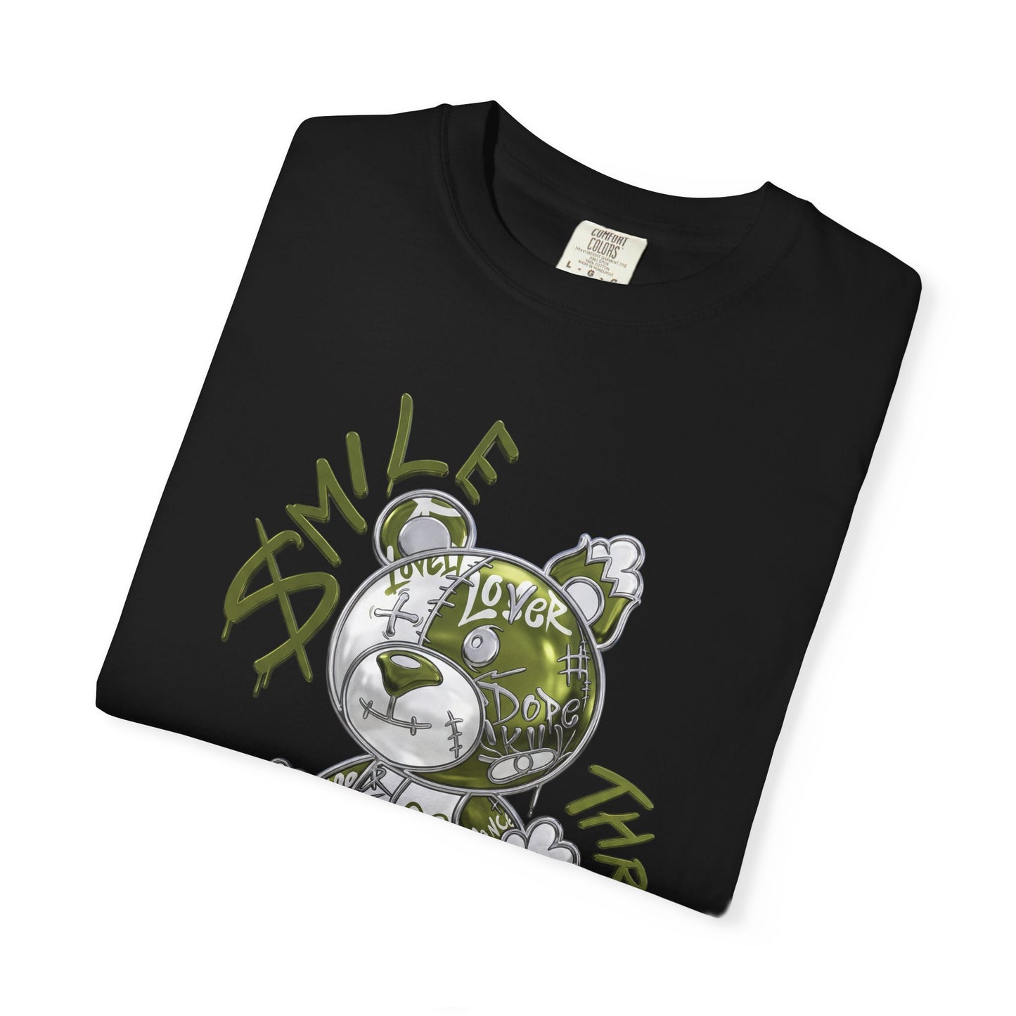 Medium Olive 1s Tee23Kicks Smile Through The Pain T-Shirt