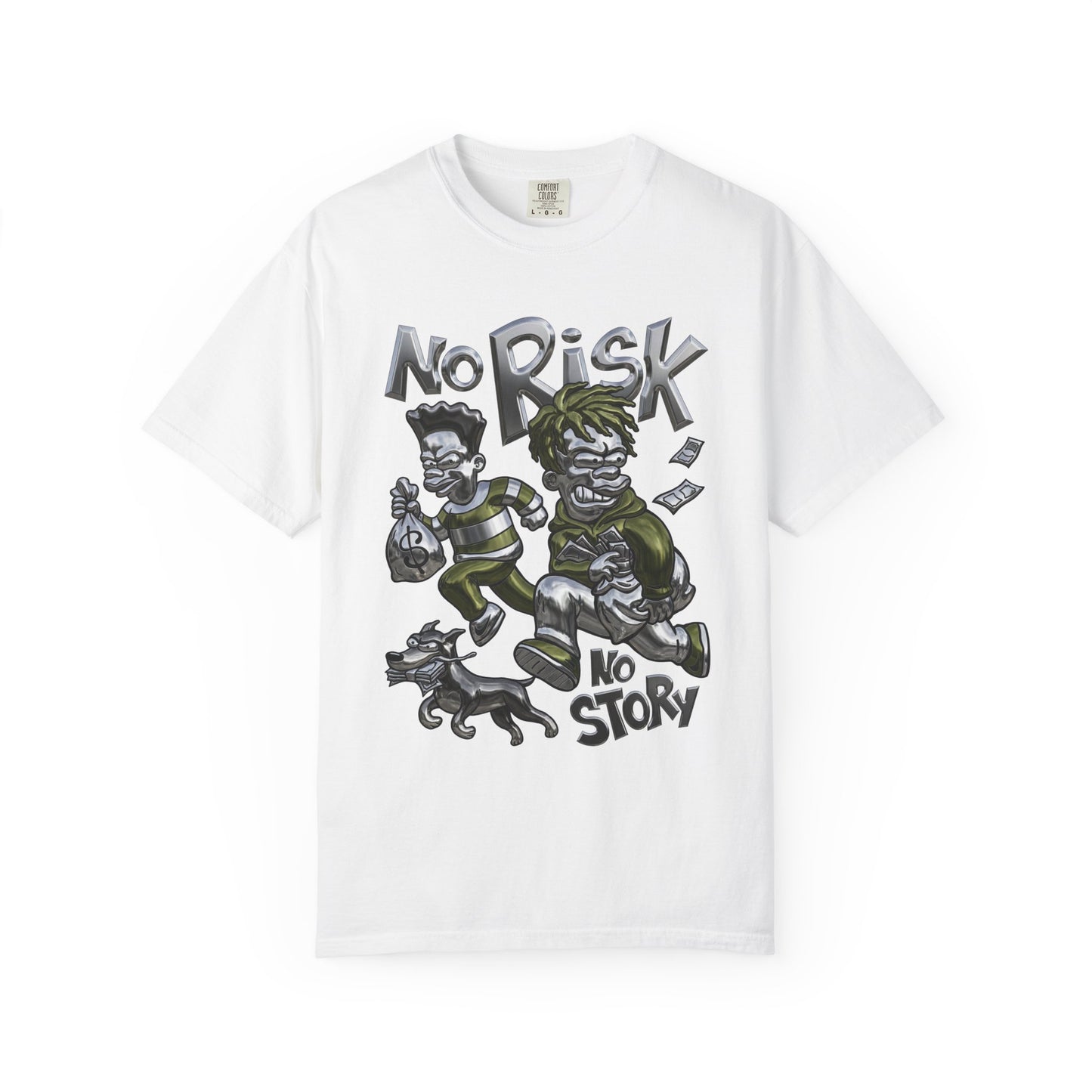 Medium Olive 1s Tee23Kicks No Risk No Story T-Shirt