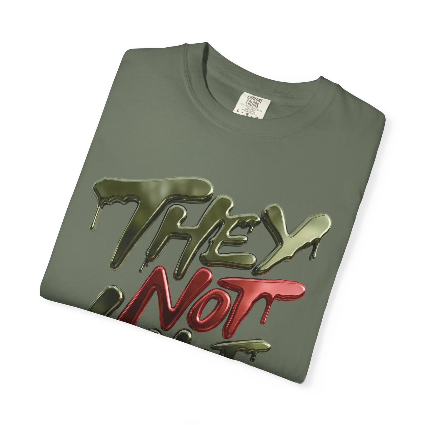 Medium Olive 1s Tee23Kicks They Not Like Us T-Shirt