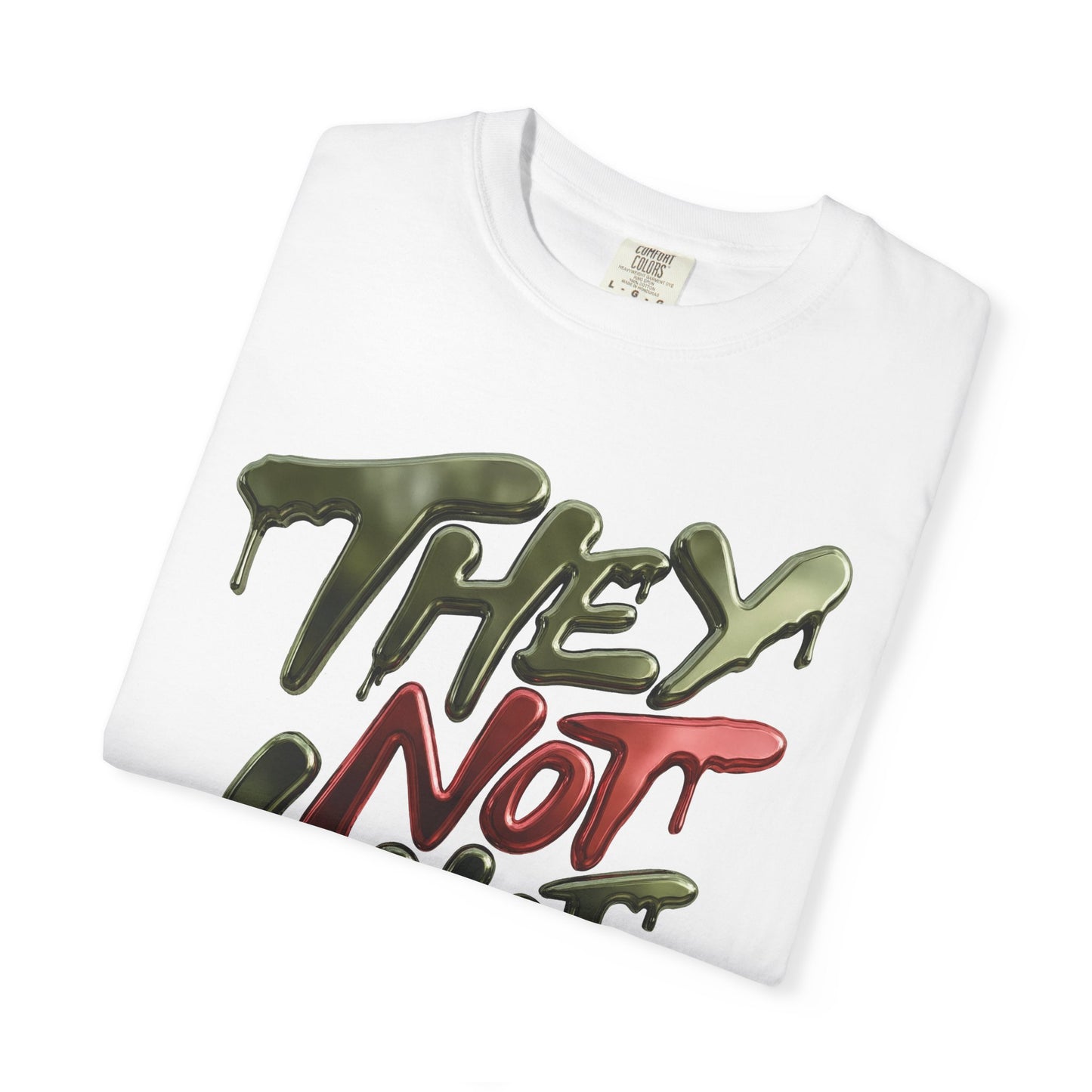 Medium Olive 1s Tee23Kicks They Not Like Us T-Shirt
