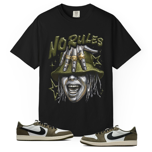 Medium Olive 1s Tee23Kicks No Rules T-Shirt