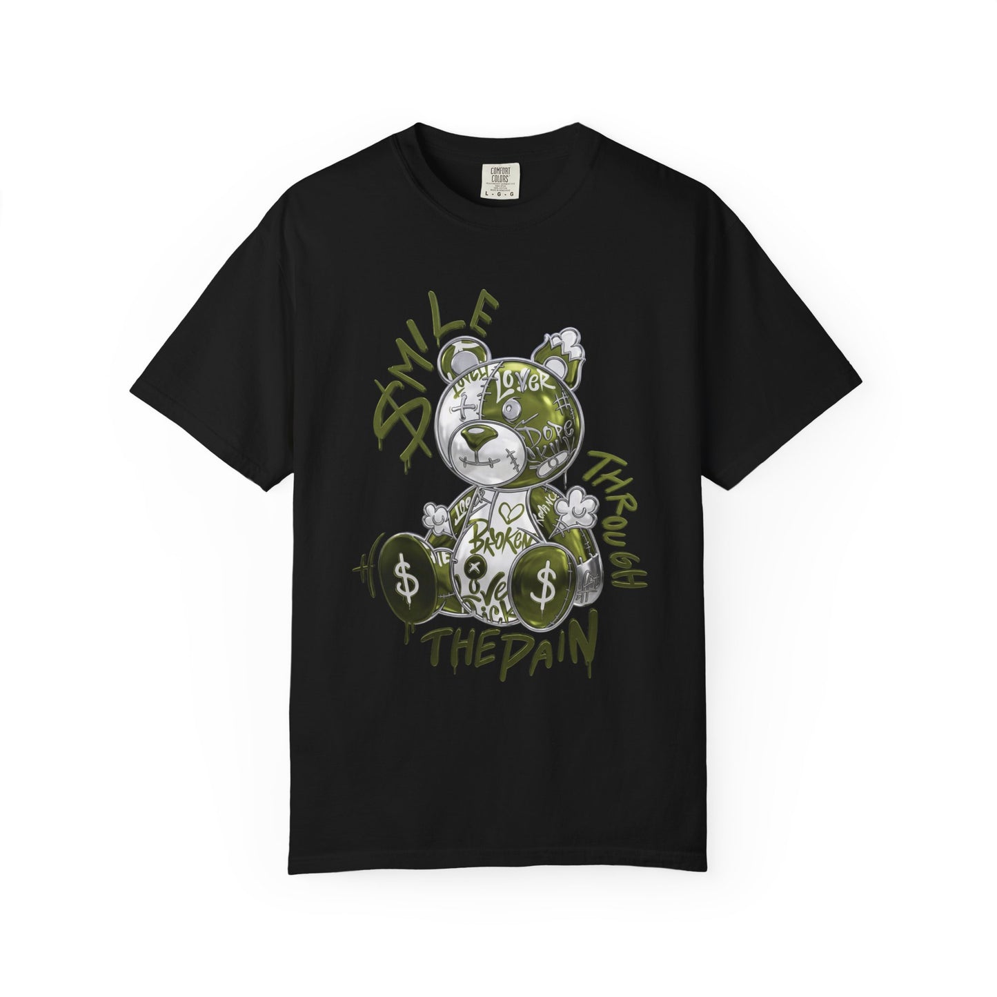 Medium Olive 1s Tee23Kicks Smile Through The Pain T-Shirt