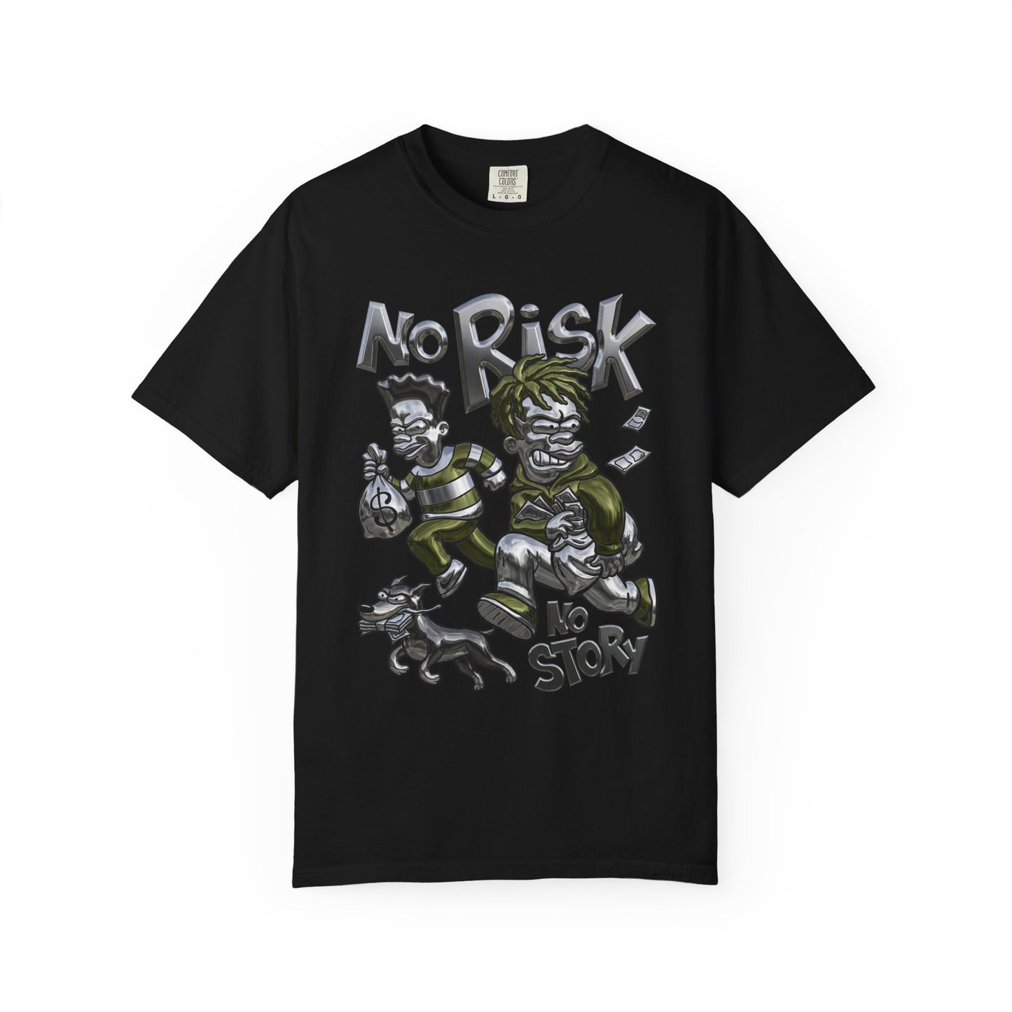 Medium Olive 1s Tee23Kicks No Risk No Story T-Shirt