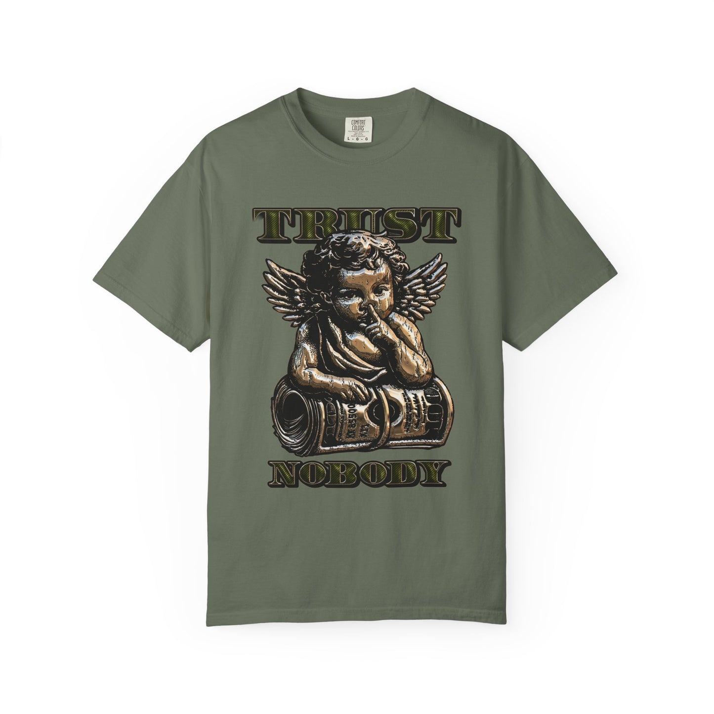 Medium Olive 1s Tee23Kicks Trust Nobody T-Shirt